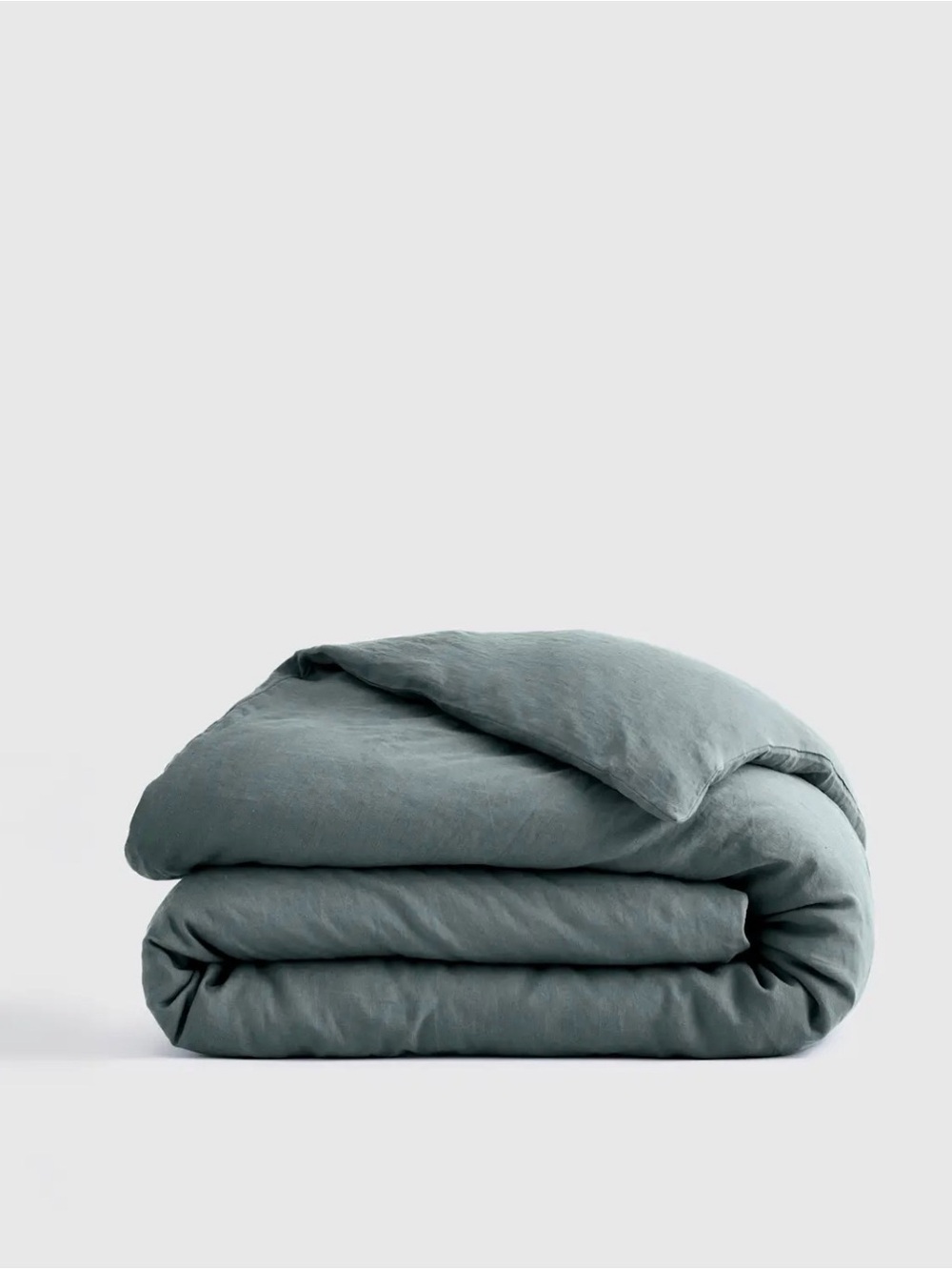 NWOT Quince Linen Duvet Cover in Ocean - Queen